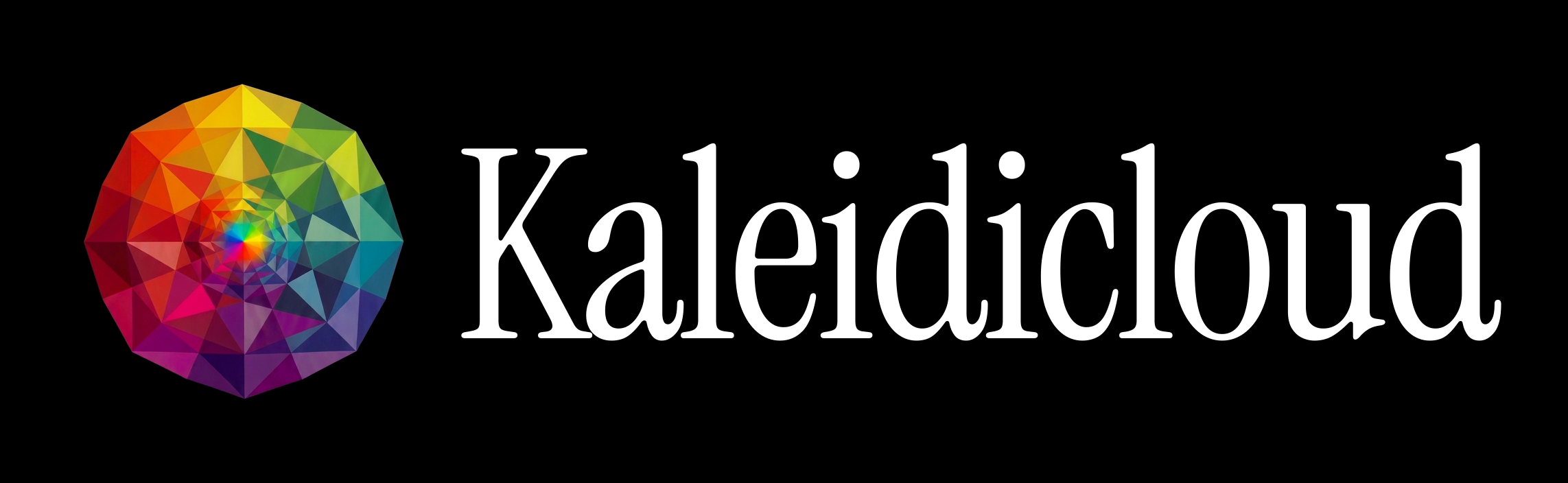 Full logo — black background