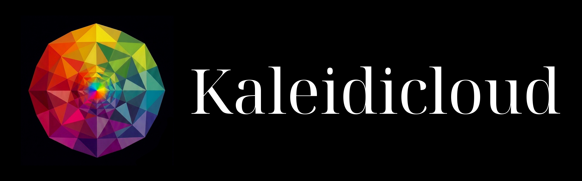 Full logo — black background